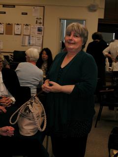 Honoured party lady, retired after ten years as Club Manager